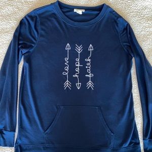 Love/Hope/Faith Lounge Sweatshirt